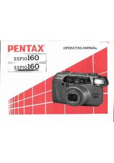 Pentax Espio 160 manual. Camera Instructions.